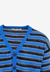 كارديغان مُقلّم من الصوف