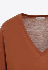 كنزة توماس من الصوف