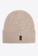 Alpaca and Wool Logo Beanie