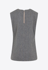 Sleeveless Ribbed Top