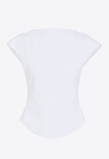 Cap-Sleeved T-shirt