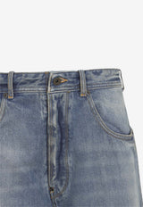 Washed Straight Jeans