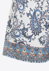 Paisley-Print Swim Shorts