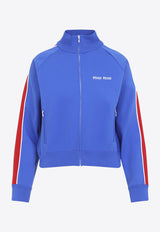 Zip-Up Sweatshirt with Logo-Lettering