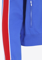 Zip-Up Sweatshirt with Logo-Lettering