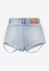 De-Lunar Denim Shorts