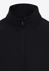 High-Neck Zip-Up Jacket