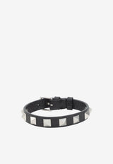 Rockstud Leather Bracelet