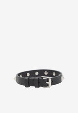 Rockstud Leather Bracelet