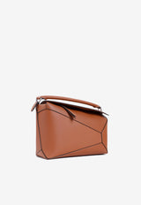 Large Puzzle Top Handle Bag