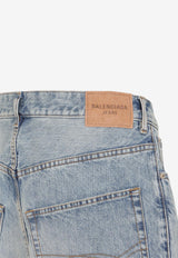 Classic Logo Patch Baggy Jeans