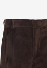 Corduroy Straight-Leg Pants