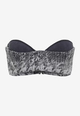 De-Toppys Strapless Cropped Top