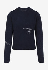 Mouche Sweater in Alpaca and Merino Blend