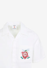Logo-Embroidered Short-Sleeved Shirt