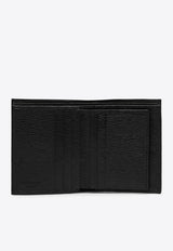 Salvatore Ferragamo Gancini Bi-Fold Leather Wallet 0685996LE/O_FERRA-NR