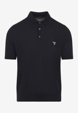 Wool Knit Polo T-shirt