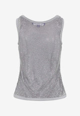 Melony Sleeveless Metallic Top