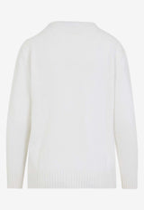 Signature-Bear Cashmere Crewneck Sweater
