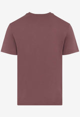 Crewneck T-shirt with Embroidered-Logo