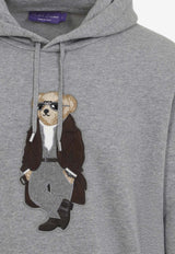 Bear-Patch Hooded Sweatshirt