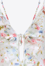 Lucky Waterfall Frill One-Piece Swimsuit