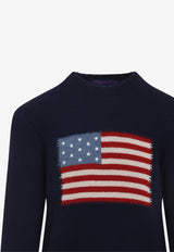Flag Cashmere Knit Sweater