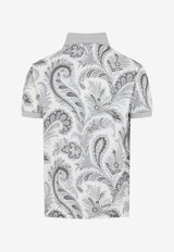 Paisley Short-Sleeved Polo T-shirt