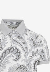 Paisley Short-Sleeved Polo T-shirt