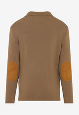 Shawl-Collar Wool Cardigan