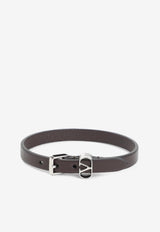 Ovalette Leather Bracelet