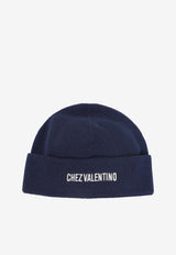 Logo-Embroidered Knitted Beanie