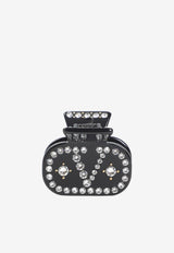 VLogo Crystal-Embellished Hair Clip