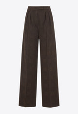 Ponza Checked Pants in Wool Blend
