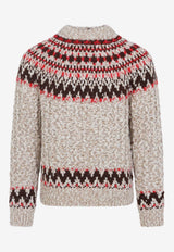 Patterned Wool Sweater