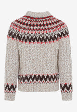 Patterned Wool Sweater