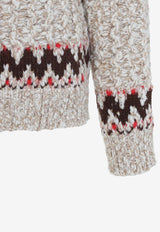 Patterned Wool Sweater