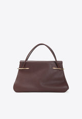 Large Pinch Calf Leather Shoulder Bag