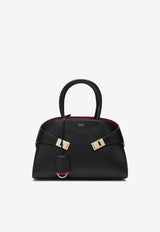 Ferragamo Medium Hug Tote Bag Black 0767814LE/S_FERRA-NF