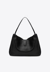 Ferragamo Large Calf Leather Tote Bag Black 0777335LE/R_FERRA-GR