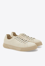 Ferragamo Bruce Calf Leather Sneakers Cream 0778859MLE/Q_FERRA-MA
