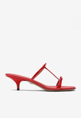 Ferragamo Abili 40 Mini Bow Sandals Red 07830401CLE/Q_FERRA-FR