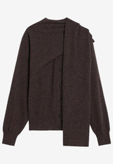 Ferragamo Button-Up Cashmere Cardigan Brown 0785853WS/R_FERRA-SC