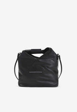 Mm6 Maison Margiela Leather Japanese Crossbody Bag Black