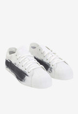 Y-3 Nizzastar Canvas Low-Top Sneakers White