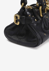 Chloé Paddington Leather Top Handle Bag Black