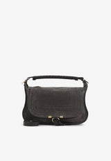 Chloé Marcie Leather Shoulder Bag Brown
