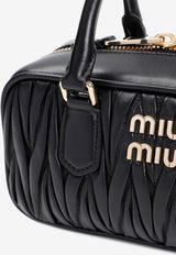 Arcadie Matelassé Leather Top Handle Bag