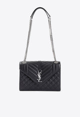 Cassandre Leather Envelope Shoulder Bag