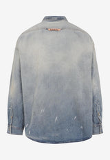 Distressed Denim Shirt